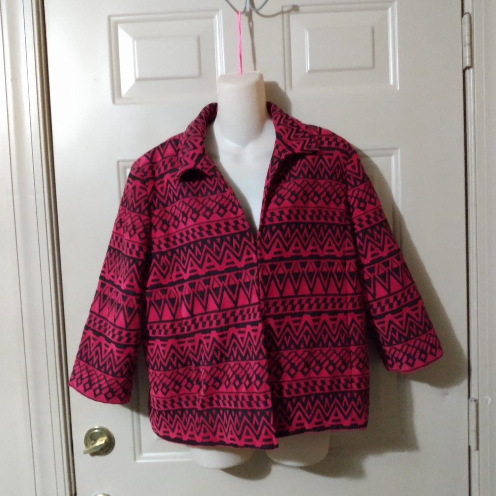 Blazer red black tribal